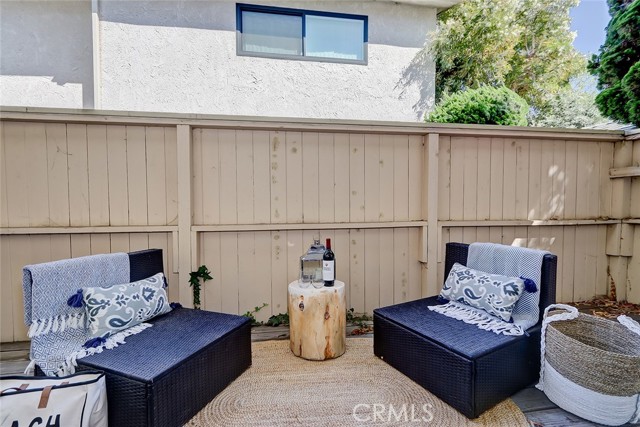 Patio off the living room