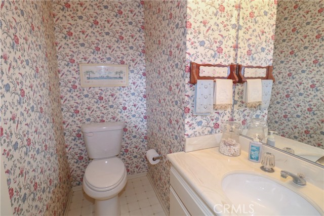 Half bath downstairs.