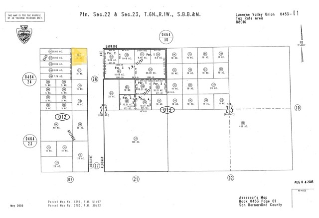 Detail Gallery Image 1 of 5 For 1223 Lorraine@Larjoe, Lucerne Valley,  CA 92356 - – Beds | – Baths