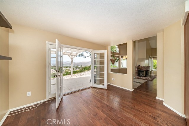 French doors at family room