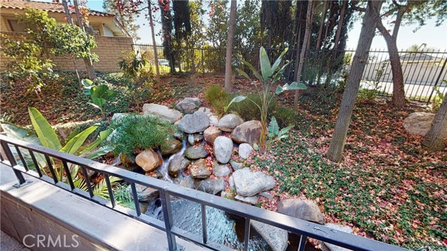 View of Creek and Waterfall