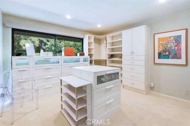 One of the bedrooms currently used as a closet -- easy to switch back