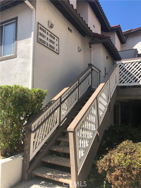 Stairs to condo