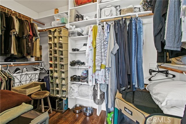 Master walk in closet