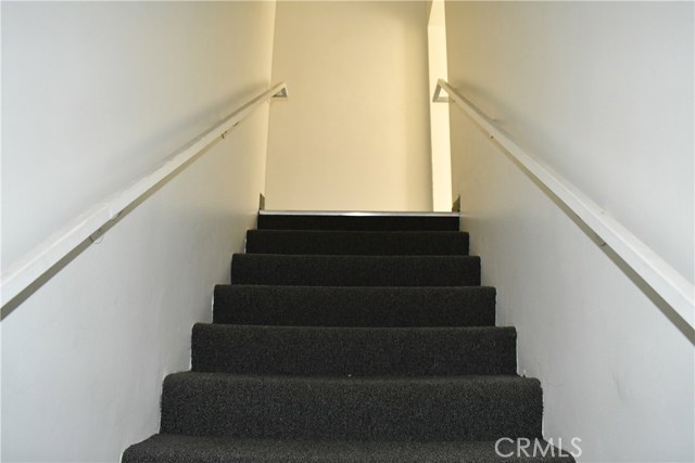 Stairway to the second floor.