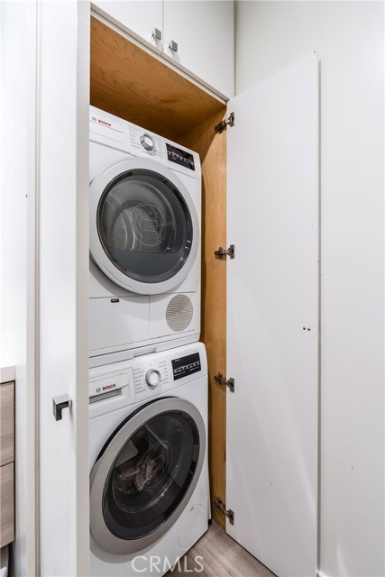 built in Washer and dryer