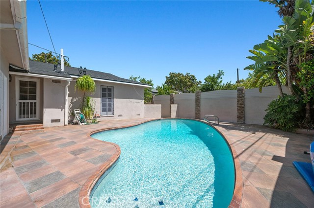 Pool from back patio