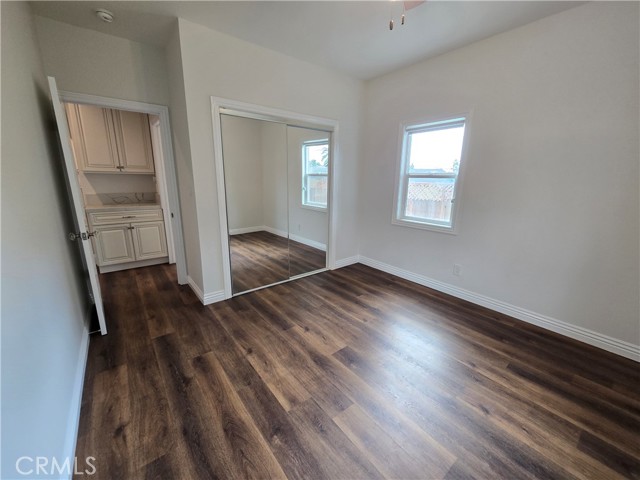 Spacious closet in the 2nd guest room.