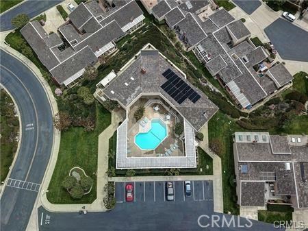 Monarch Summit I boasts not One but TWO Clubhouses, each with a Pool & Spa for the exclusive use of Monarch Summit I residents! This is an aerial view of Clubhouse 2 - located on the corner of MiraMonte & Montesa.
