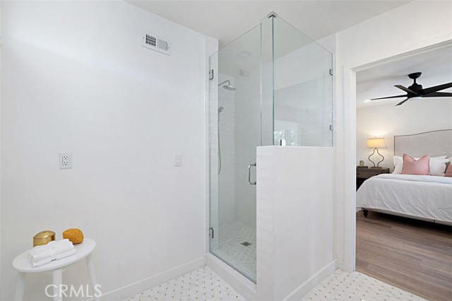 Master bathroom walk-in shower.