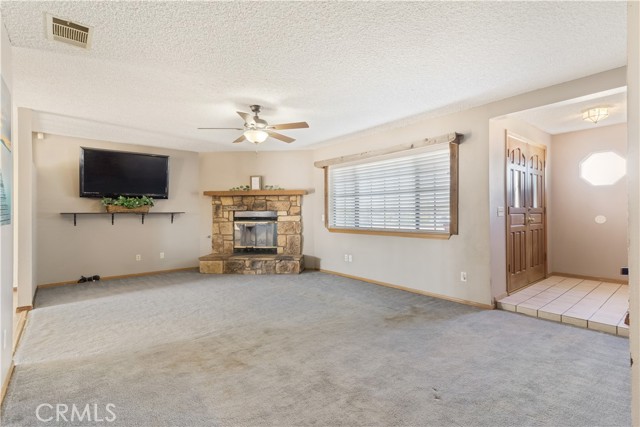 Living Room & Fireplace