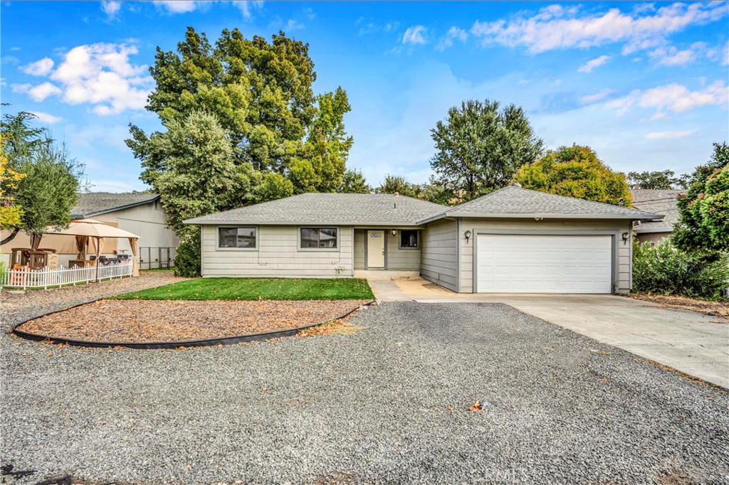 MOTIVATED SELLERS! Fixer Upper Brimming with Potential! 4th Hole Views from the Tee Box to the Green and everything in between! This 3 bed / 2 bath home with 1,320 SF has lovely curb appeal with a large level driveway, decomposed granite along the entry path and artificial turf providing that perfectly green lawn with no maintenance required! Inside, find a formal entry with coat closet, spacious kitchen with electric range, dishwasher, refrigerator, plenty of storage cabinetry, and a cozy breakfast nook for dining. The living room offers a stately wood burning fireplace with brick hearth and access to the covered back with golf course views. Mature landscaping and fully fenced backyard are sure to please! Down the hall find 3 comfortable bedrooms, primary bathroom with a walk-in shower and dual sink vanity. HVAC and Roof have been updated and with a little TLC this home has the potential to really shine! Hidden Valley Lake offers a 102 acre lake with 2 beaches and a marina offering fishing, swimming or boating. Tennis/pickleball courts, parks, 18 hole golf course, new restaurant + proshop, fully gated community with 24 hour security, community pool, equestrian center and more! Schedule your tour today!