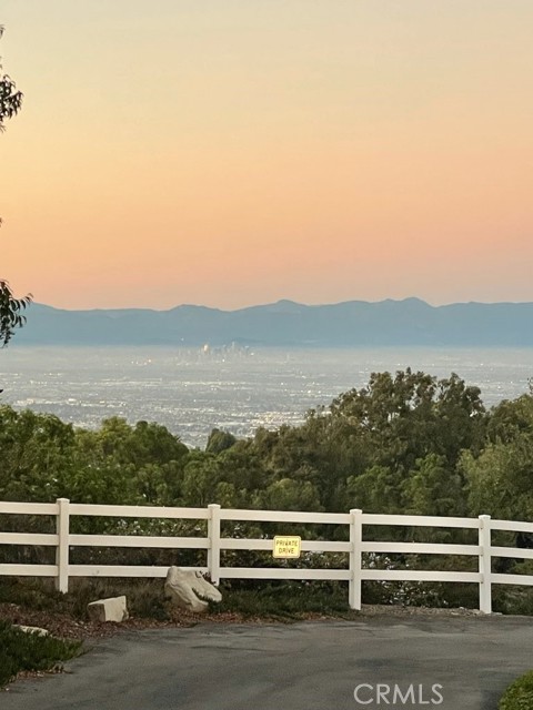 View from top of driveway