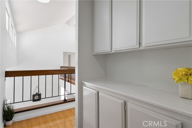 Upstairs linen cabinets