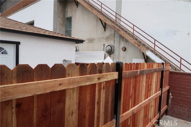 Fence dividng ADU