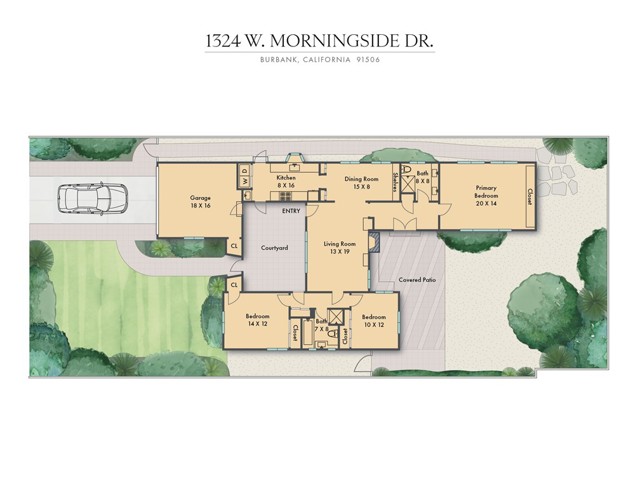 Detail Gallery Image 39 of 40 For 1324 W Morningside, Burbank,  CA 91506 - 3 Beds | 2 Baths