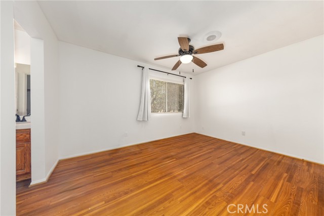 Main Bedroom with Ceiling Fan on Suite Bathroom