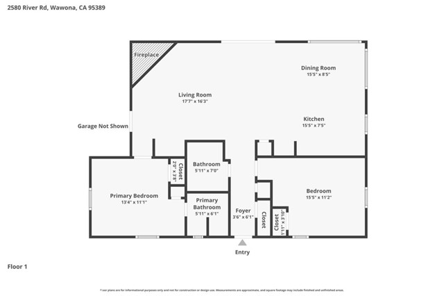 Detail Gallery Image 36 of 41 For 2580 River, Wawona,  CA 95389 - 2 Beds | 2 Baths