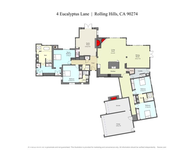 4 Eucalyptus Lane, Rolling Hills, California 90274, 5 Bedrooms Bedrooms, ,2 BathroomsBathrooms,Residential,Sold,Eucalyptus,PV22005736