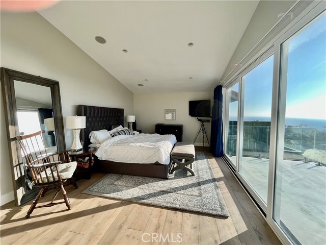 Large ocean view master suite
