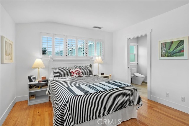 Master suite with attached bathroom.