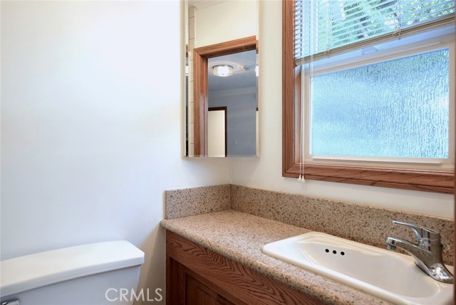Master Bath with granite hardtop; Kohler sink and Gerber toilet