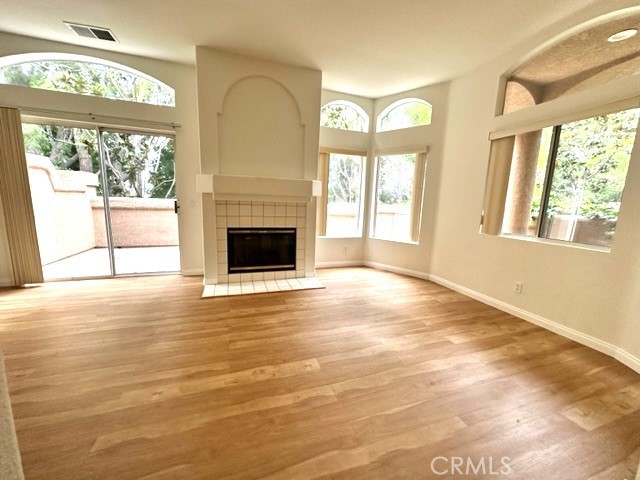 High ceiling and large windows makes this home light and bright.