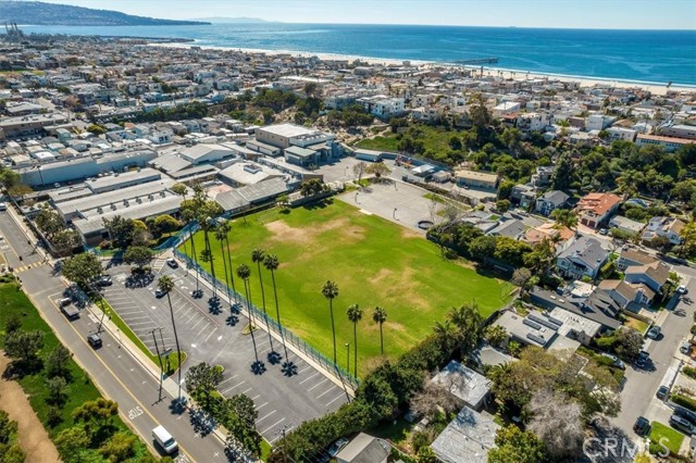 Aerial view of nearby Valley Park 
