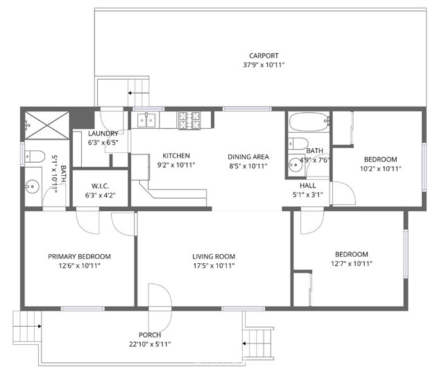 Detail Gallery Image 16 of 17 For 2400 Cienaga St #59,  Oceano,  CA 93445 - 3 Beds | 2 Baths