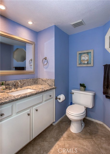 Elegant powder room.