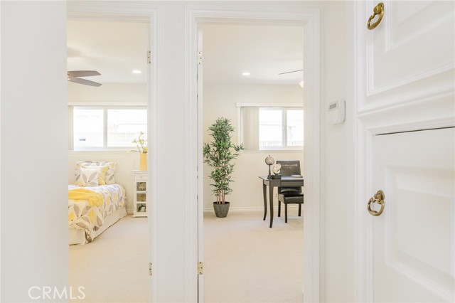 2 bedrooms off the hallway