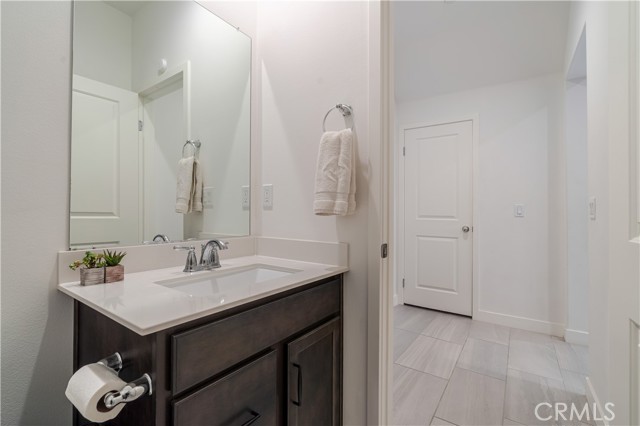 Downstairs powder room