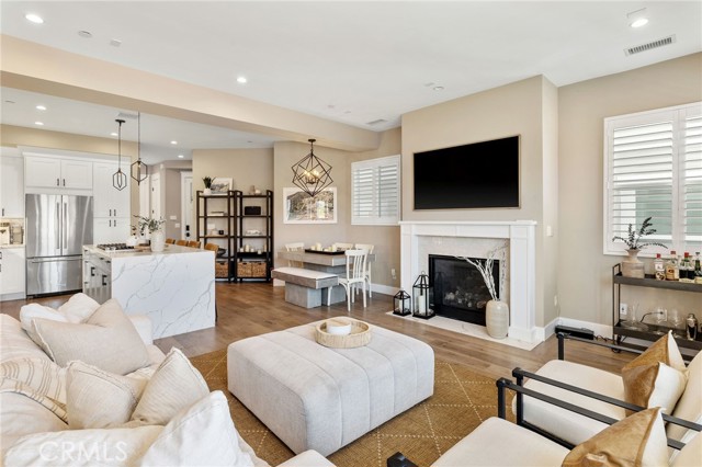 Living Room with Fireplace