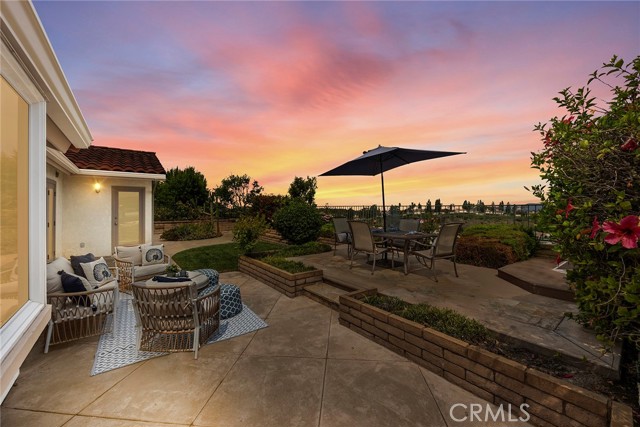 What is there not to love about this backyard?  Sunsets, and views for days!