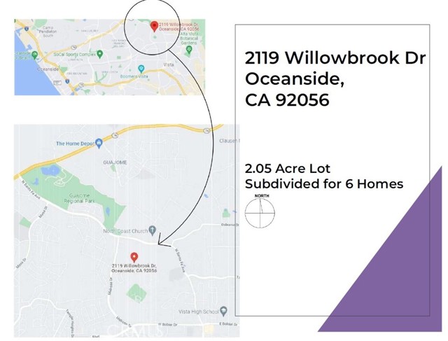 2119 Willowbrook, Oceanside, California 92056, ,Residential Land,For Sale,Willowbrook,OC24096248