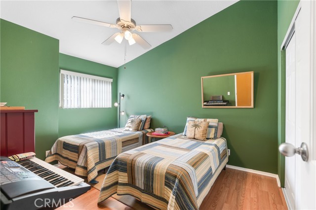 Second Bedroom with Ceiling Fan