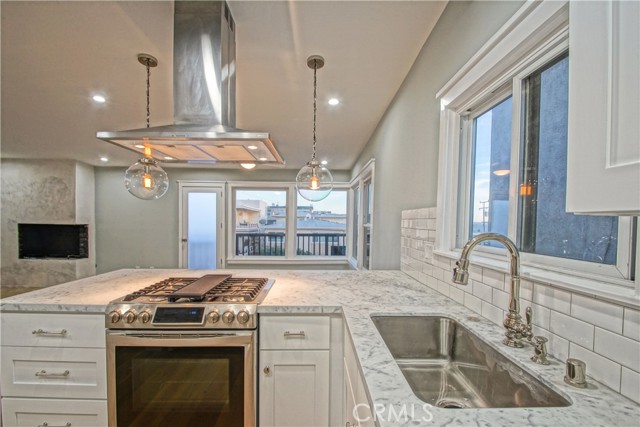 Carrera Marble Countertop Kitchen