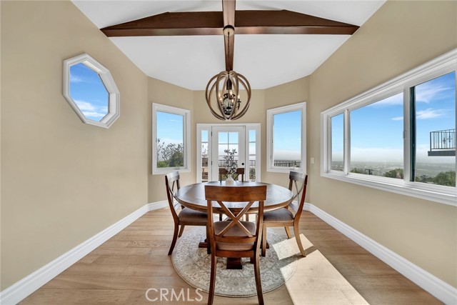 additional dining area with stunning views