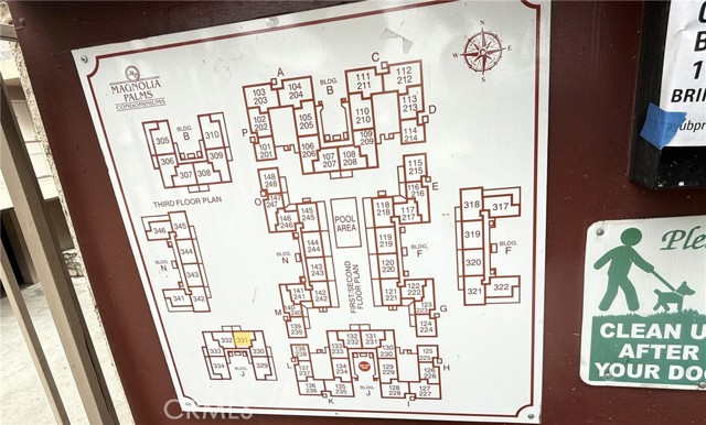Diagram of Condo complex