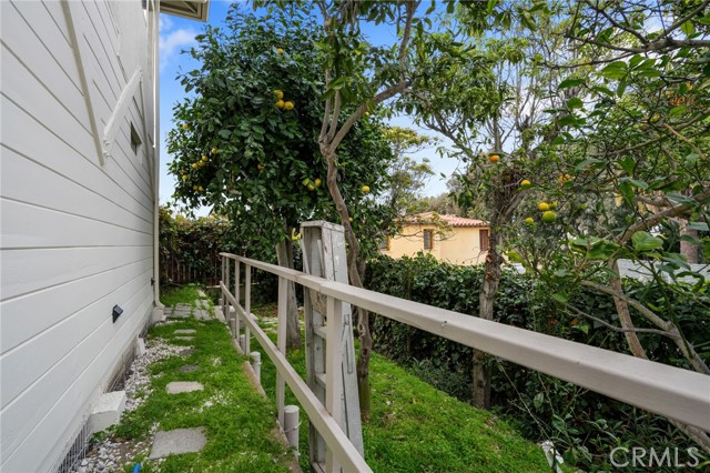Terraced rear yard