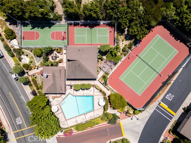 Clubhouse and community pool #2, basketball court, sport courts, tennis court.