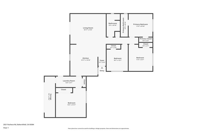 Detail Gallery Image 38 of 38 For 2521 Pacheco Rd, Bakersfield,  CA 93307 - 4 Beds | 2 Baths