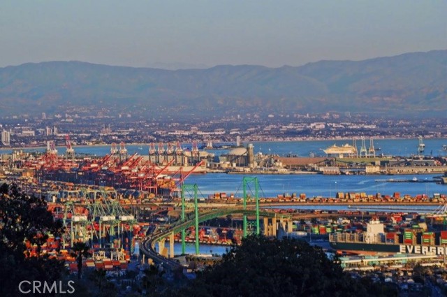 Closeup View of Vincent Thomas Bridge