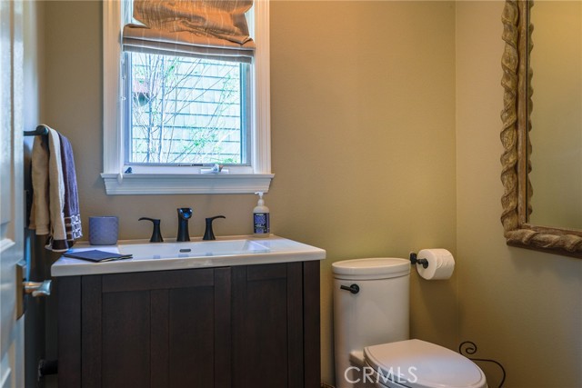 Powder room on main level