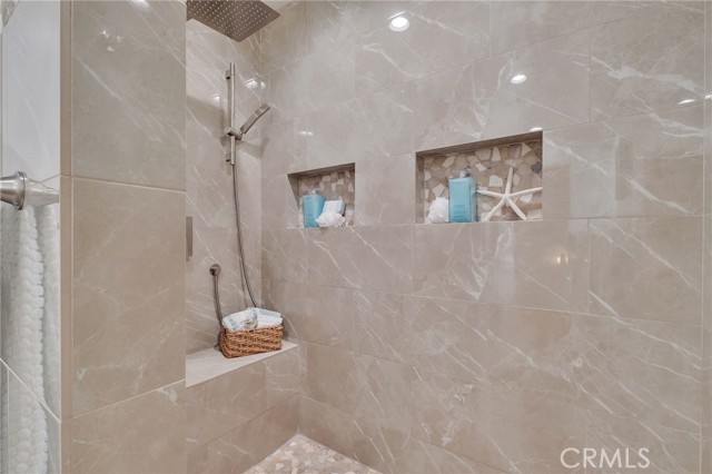 Walk-in huge shower