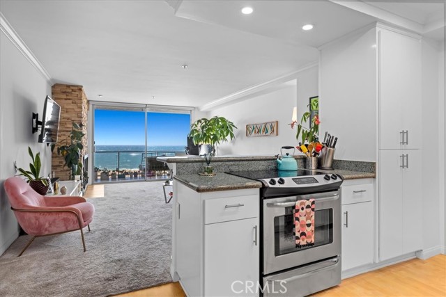 Ocean views from Kitchen