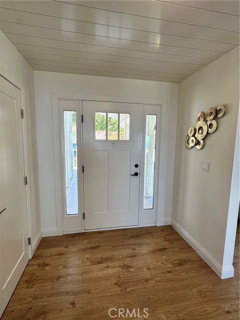 Front door/foyer at interior