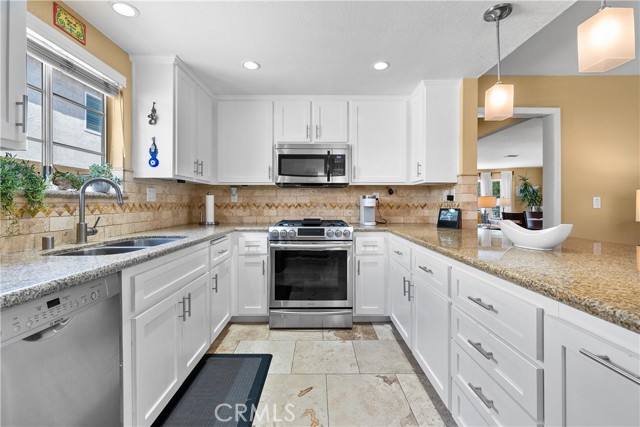 Gas stove and built in microwave
