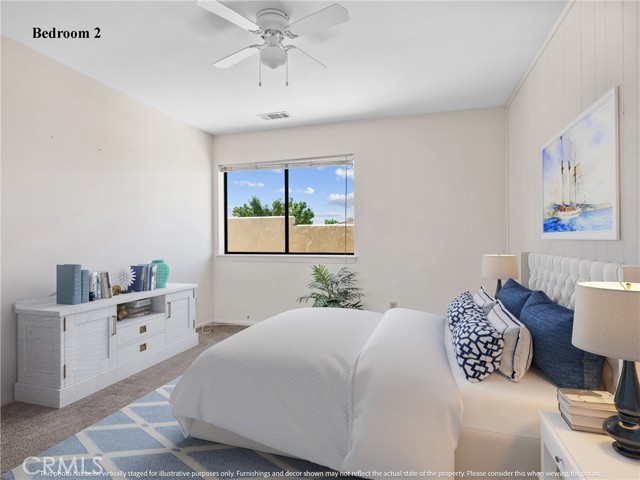 furniture is virtual and not included