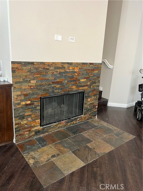 Gas fireplace in the Living room